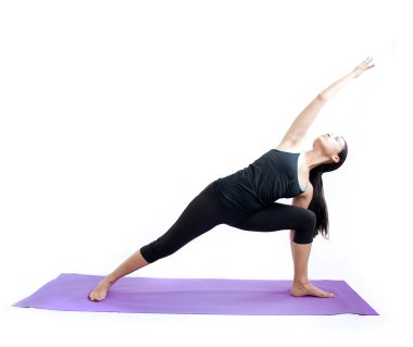güzel kız pratik yoga
