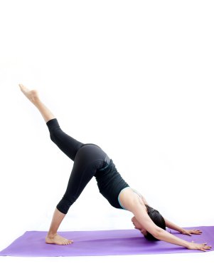 güzel kız pratik yoga