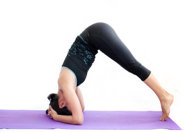 güzel kız pratik yoga