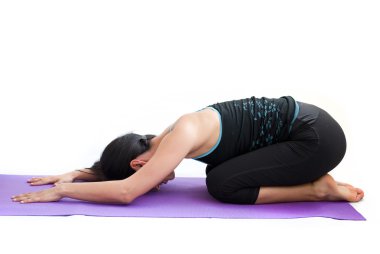 güzel kız pratik yoga