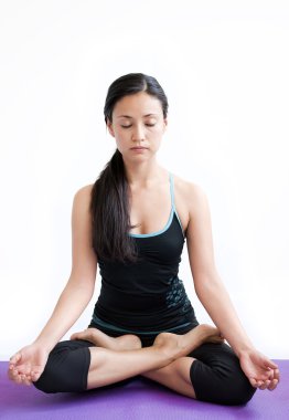 güzel kız pratik yoga