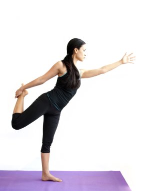 güzel kız pratik yoga