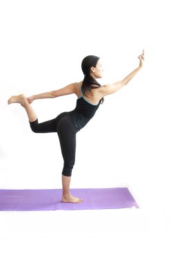 güzel kız pratik yoga