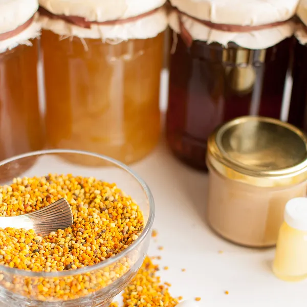 Miele di api prodotti — Foto Stock