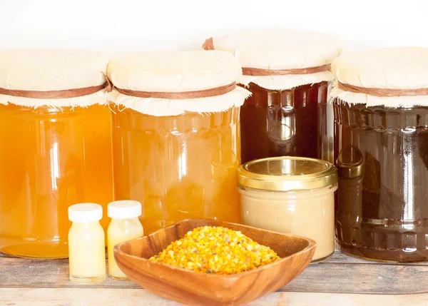 Miele di api prodotti — Foto Stock