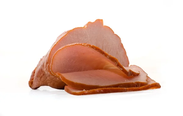 Thinly sliced ham — Stock Photo, Image