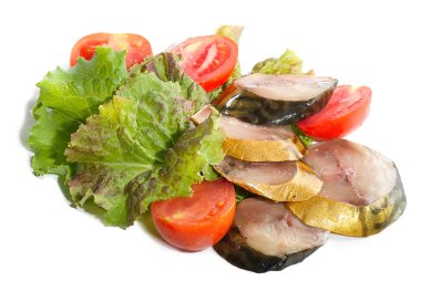 sebze ile füme uskumru