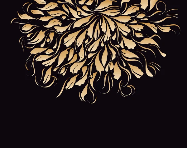 Motif floral fond vectoriel illustration — Image vectorielle