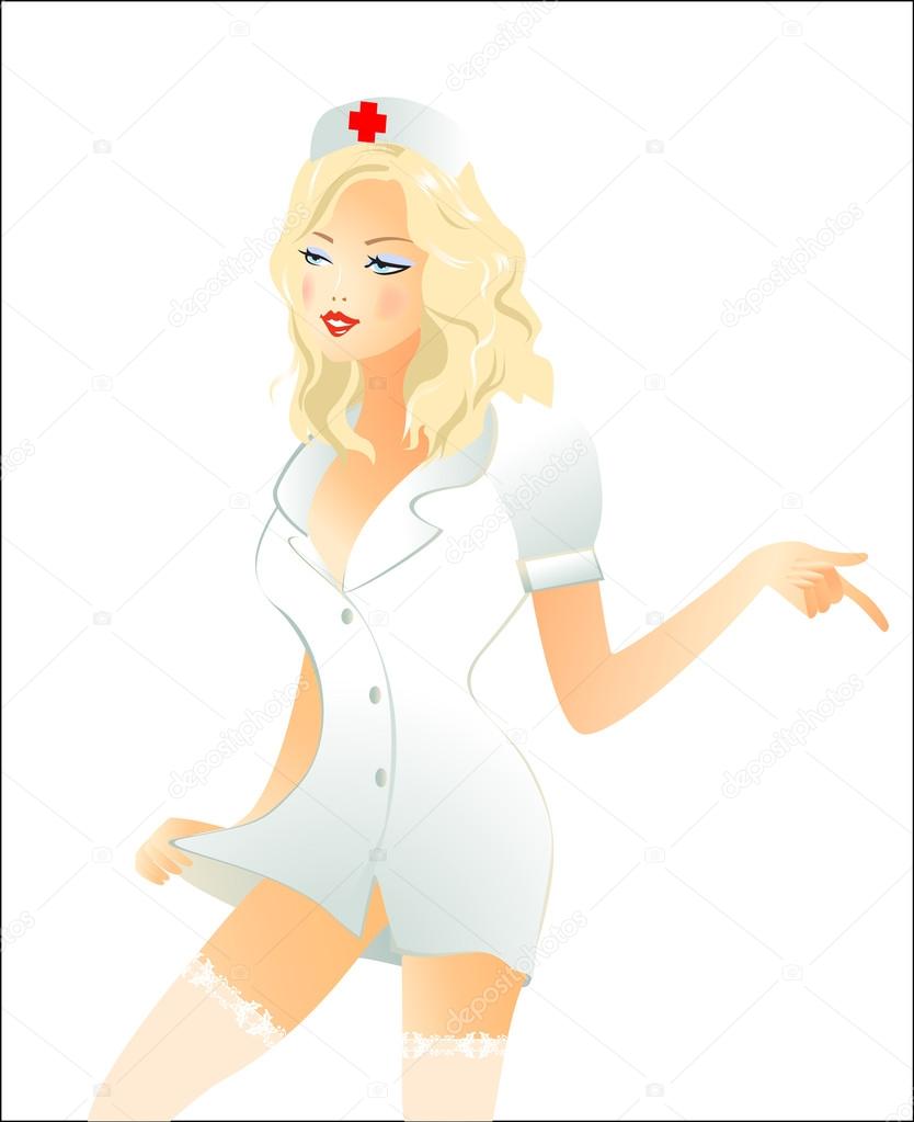 Enfermeira Sexy Ilustrações, Vetores E Clipart De Stock – (121