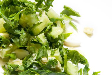 Bahar salatası, taze sebze
