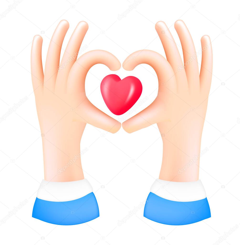 Vettoriale stockIcona Mani Che Fanno Gesti Forma Cuore Vettoriale Cartone  Animato di ©applea #536382378, image size:1006x1024