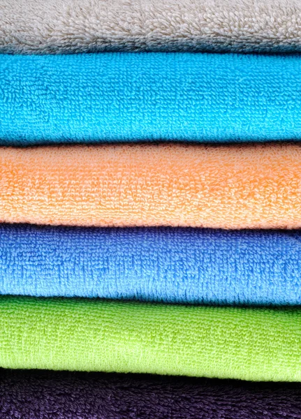 Cotton towels background — Stock Photo, Image