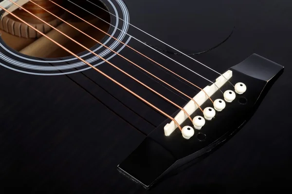 Klassisk gitarr Detaljer — Stockfoto