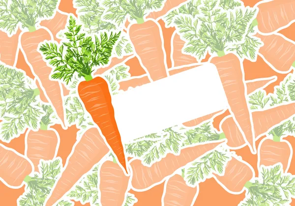 Cenoura fresca — Vetor de Stock