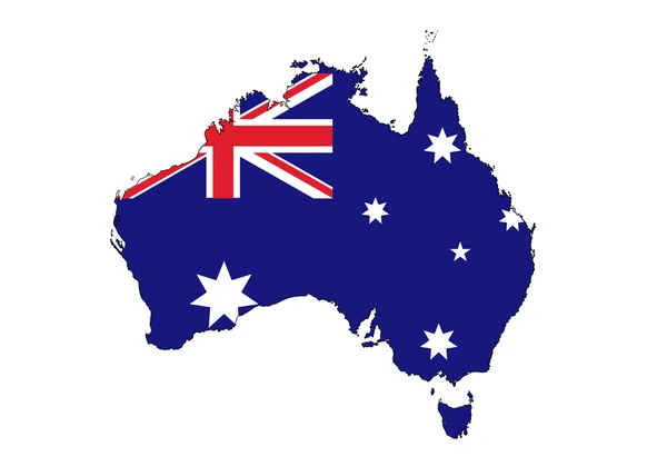 Australia map — Stock Vector