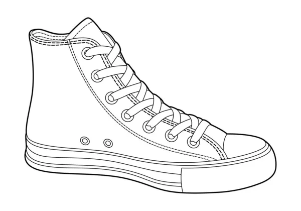 Zapatillas deportivas — Vector de stock