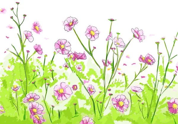 Floral illustratie — Stockvector