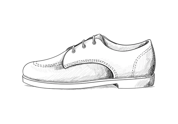 Zapatos de hombre — Vector de stock