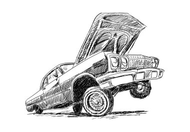 Download Lowrider Free Vector Eps Cdr Ai Svg Vector Illustration Graphic Art