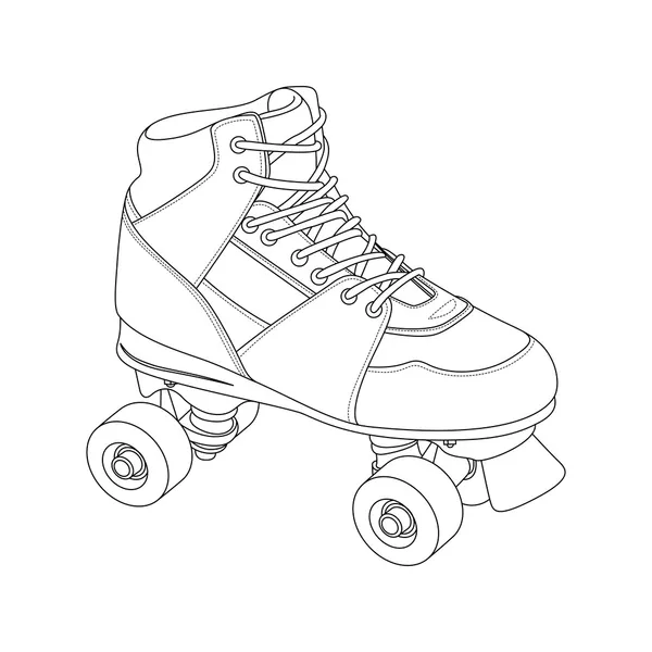 溜冰鞋 — 图库矢量图片