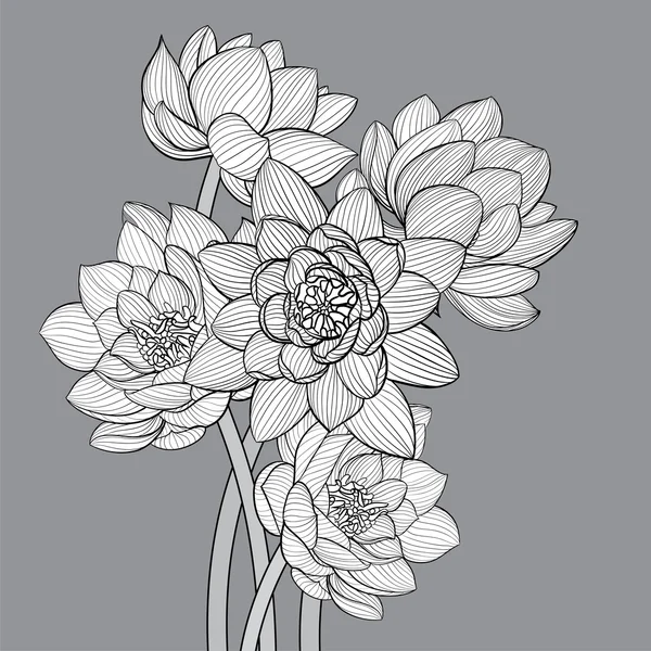 Bloemen achtergrond — Stockvector