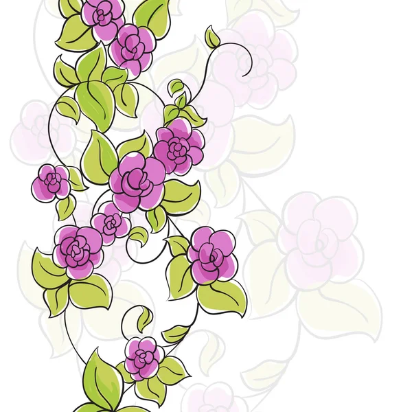 Floral illustration — Stock Vector