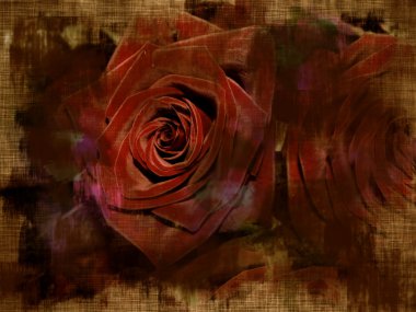 Grunge kartpostal