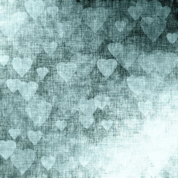 Металлический фон, светящаяся текстура с сердцами — стоковое фото