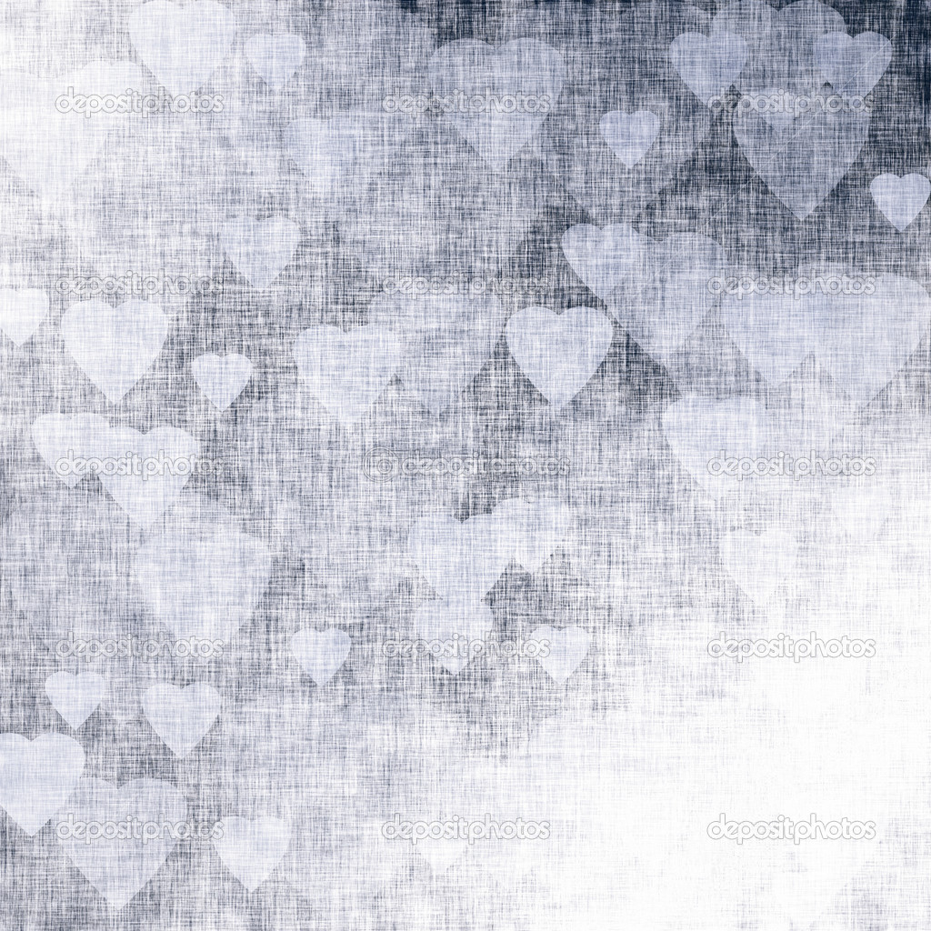 Silver background with hearts