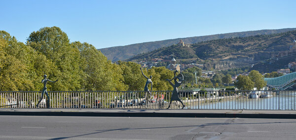 Вид Цхинвали, Грузия
