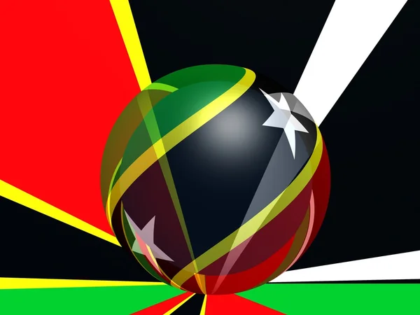 Federation of Saint Kitts and Nevis — Stock Photo, Image