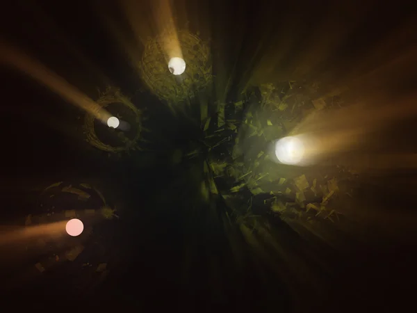 흐리게 그라데이션 초신성 폭발 — 스톡 사진