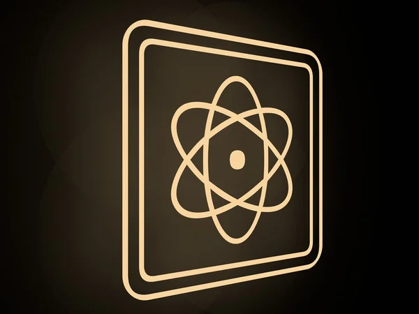 Atom průmyslu symbol — Stock fotografie