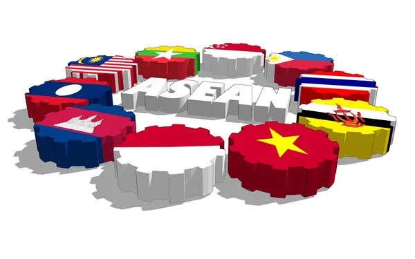 ASEAN — Stock fotografie