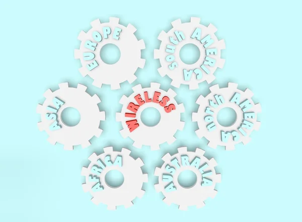 Gears icon — Stock Photo, Image