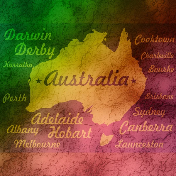 Australische Städte — Stockfoto