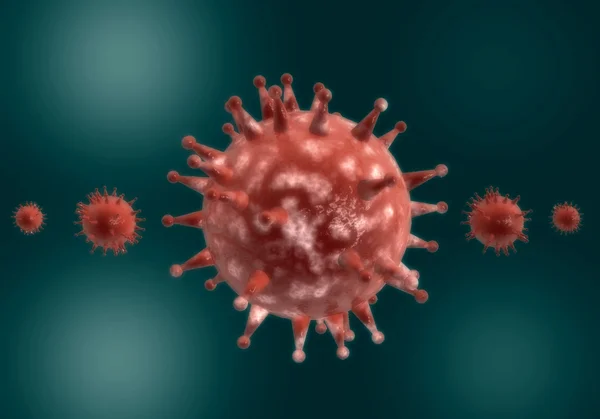 Virus model — Stock fotografie