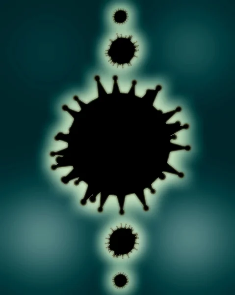 Modello di virus — Foto Stock