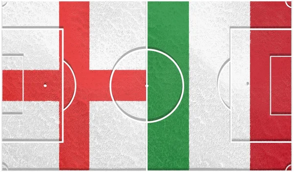 Inglaterra vs Italia grupo d Copa del Mundo 2014 — Foto de Stock