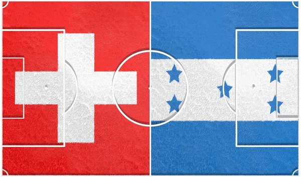 Švýcarsko vs honduras skupiny e mistrovství světa ve fotbale 2014 — Stock fotografie