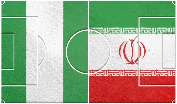 尼日利亚 vs 伊朗组 f 世界杯 2014 — 图库照片