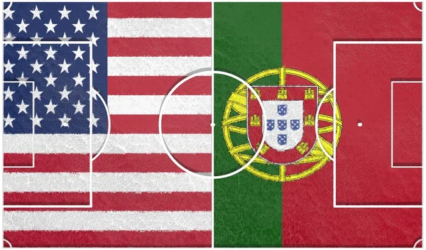 Usa vs portugal group g world cup 2014 — Stock Photo, Image