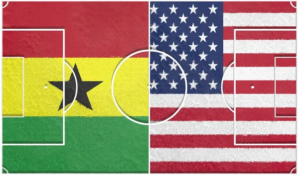 Ghana vs usa group g world cup 2014 — Stock Photo, Image