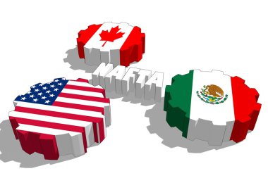 NAFTA gears üyeler bayrakları