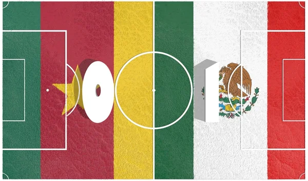 México vs camerún 2014 —  Fotos de Stock