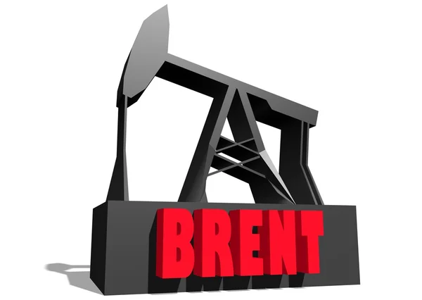 Brent crude oil benchmark — Stock Photo, Image