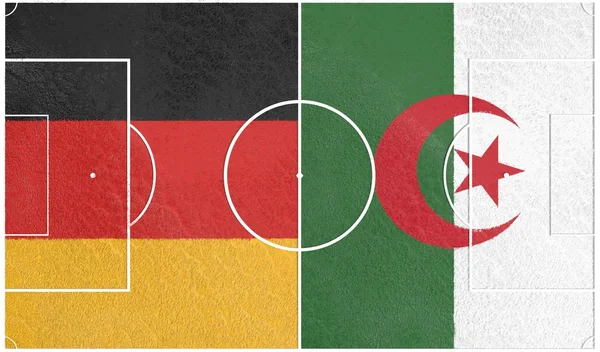 Alemania vs Copa Mundial de algeria 2014 — Foto de Stock