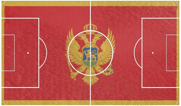 Montenegro fútbol — Foto de Stock