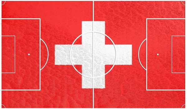 Szwajcarii piłki nożnej — Zdjęcie stockowe