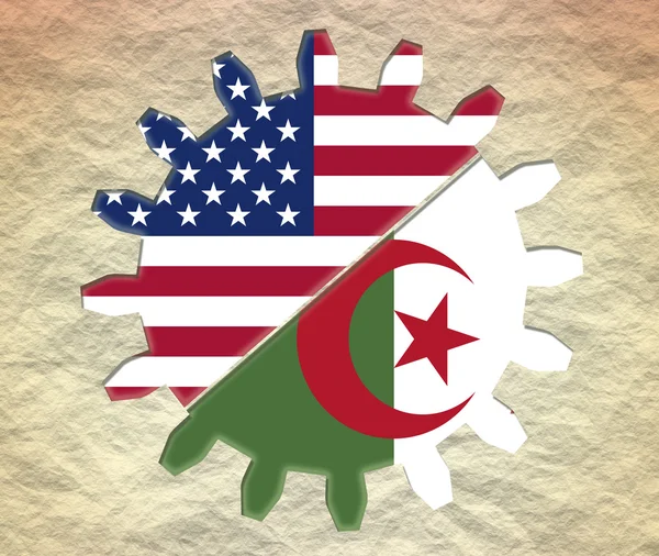 Usa and algeria relationships — Stock Photo, Image